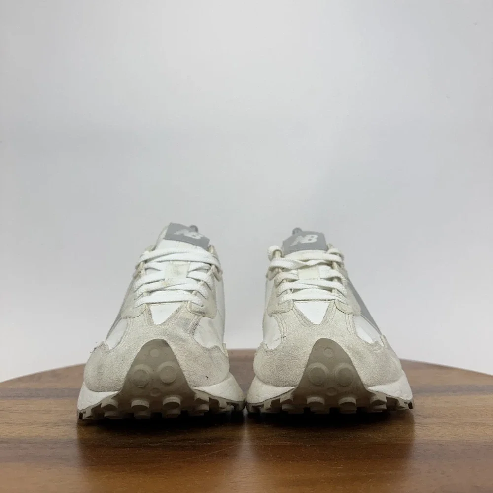 Womens New Balance 327 White Athletic Comfort Training Sneakers Shoes Size 7.5 M - Picture 3 of 8